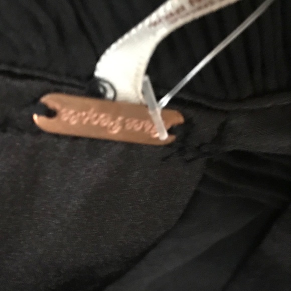 Free People XS Lana Wrap Top Black Sheer/unlined - Picture 10 of 16